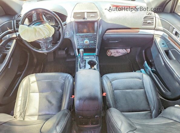 1FM5K8F84GGC89439 2016 FORD EXPLORER Brown Առջևի վահանակի տեսք