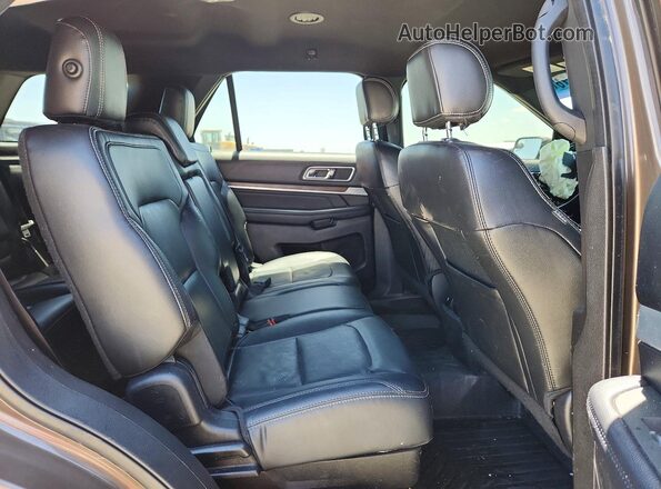 1FM5K8F84GGC89439 2016 FORD EXPLORER Brown Սալոնի հետևի տեսք