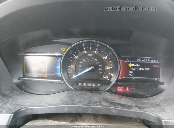 1FM5K8F84HGC22647 2017 FORD EXPLORER Синий Вид задних сидений
