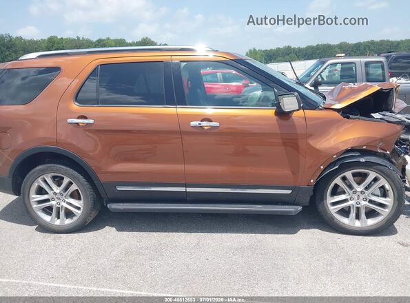 1FM5K8F84HGD11165 2017 FORD EXPLORER Orange სალონის 360-გრადუსიანი ხედი