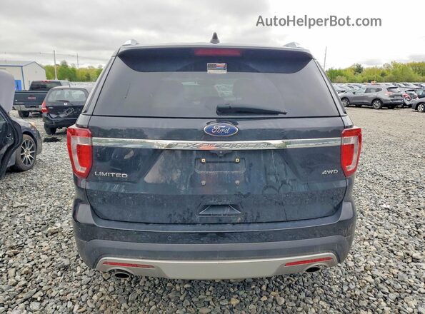 1FM5K8F84HGE31192 2017 FORD EXPLORER Black უკანა ხედი
