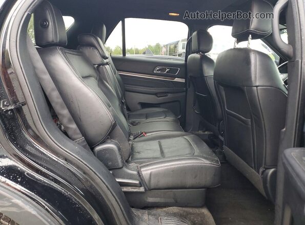 1FM5K8F84HGE31192 2017 FORD EXPLORER Black უკანა სალონის ხედი