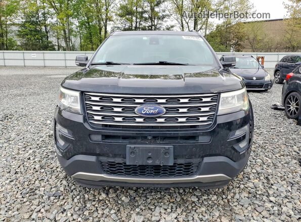 1FM5K8F84HGE31192 2017 FORD EXPLORER Black წინა ხედი