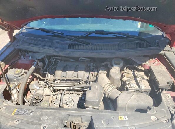 1FM5K8F84JGA38332 2018 FORD EXPLORER Burgundy Շարժիչի բաժամունքի տեսք
