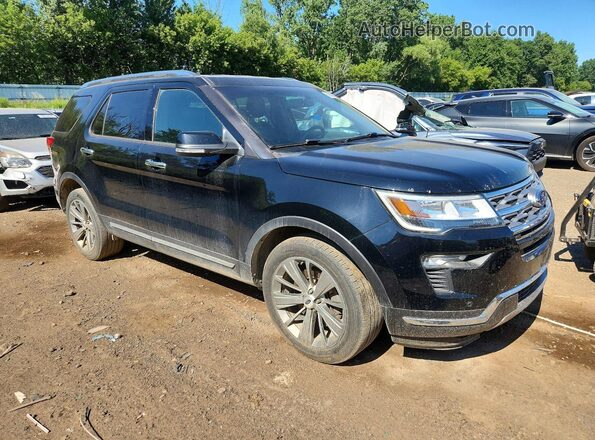 1FM5K8F84JGB10792 2018 FORD EXPLORER Black Առջևի աջ