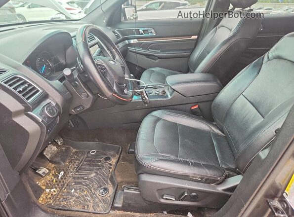 1FM5K8F85GGA45153 2016 FORD EXPLORER Black Սալոնի դիմացի տեսք