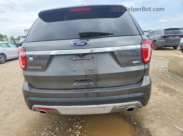 1FM5K8F85GGA45153 2016 FORD EXPLORER Black Հետևի տեսք