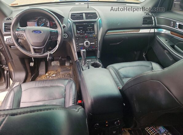 1FM5K8F85GGA45153 2016 FORD EXPLORER Black Առջևի վահանակի տեսք