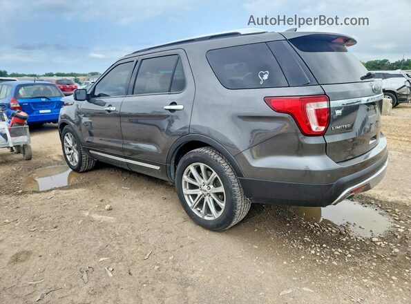 1FM5K8F85GGA45153 2016 FORD EXPLORER Black Հետևի ձախ
