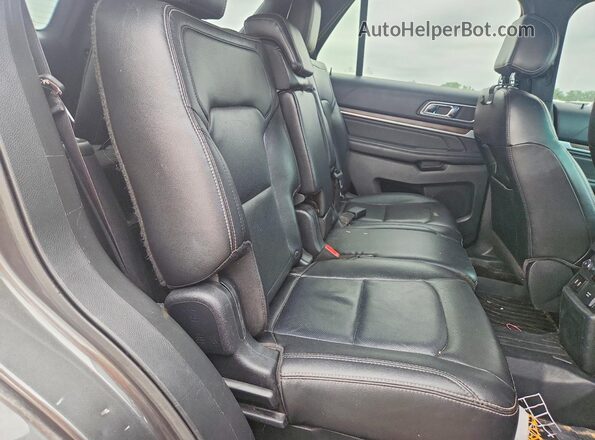 1FM5K8F85GGA45153 2016 FORD EXPLORER Black Հետևի նստատեղերի տեսք