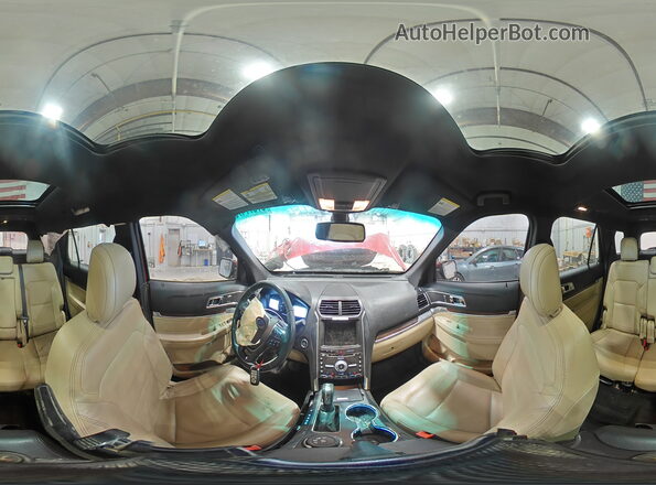 1FM5K8F85GGA84535 2016 FORD EXPLORER Burgundy 360 interior view