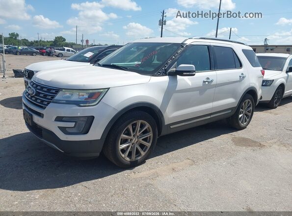 1FM5K8F85HGC39151 2017 FORD EXPLORER White Front left