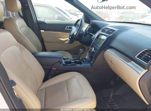 1FM5K8F85HGC39151 2017 FORD EXPLORER White Front interior view