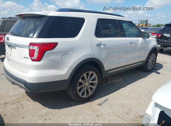1FM5K8F85HGC39151 2017 FORD EXPLORER White Rear right