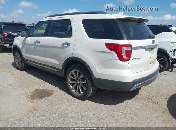 1FM5K8F85HGC39151 2017 FORD EXPLORER White Rear left