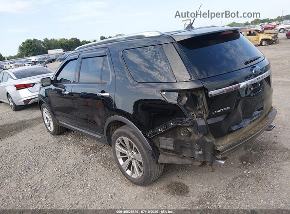 1FM5K8F85JGA89323 2018 FORD EXPLORER Black უკანა მარცხენა