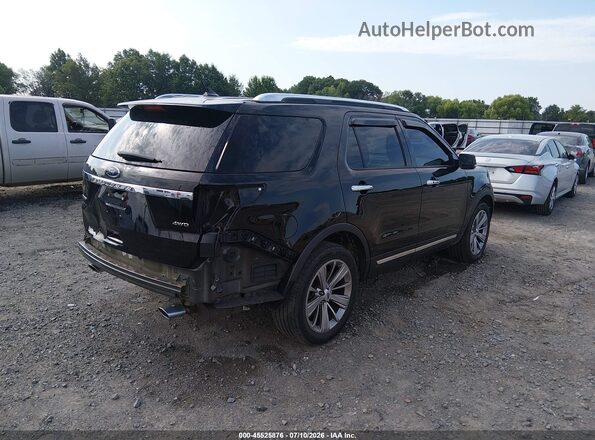 1FM5K8F85JGA89323 2018 FORD EXPLORER Black უკანა მარჯვენა