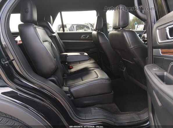 1FM5K8F85JGA89323 2018 FORD EXPLORER Black VIN კოდის სტიკერის ხედი