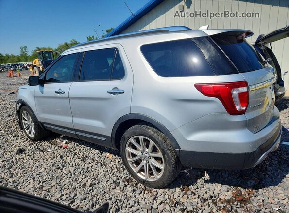 1FM5K8F86GGA53133 2016 FORD EXPLORER Silver Rear left