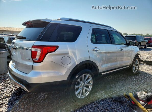 1FM5K8F86GGA53133 2016 FORD EXPLORER Silver Rear right