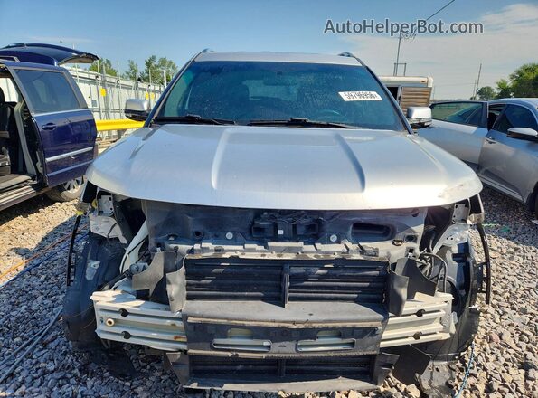 1FM5K8F86GGA53133 2016 FORD EXPLORER Silver Front view
