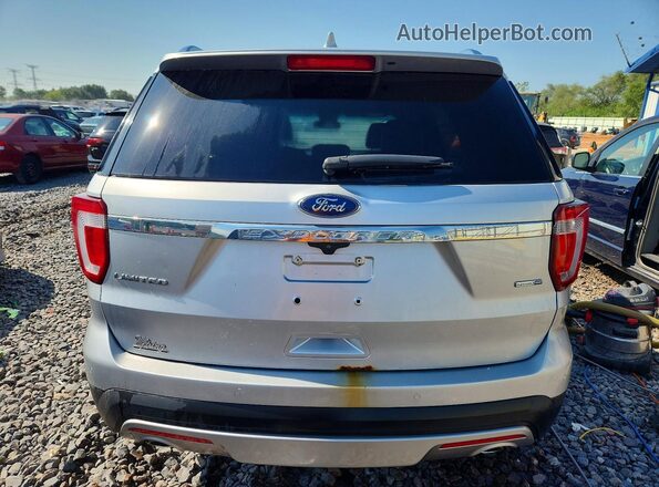 1FM5K8F86GGA53133 2016 FORD EXPLORER Silver Rear view