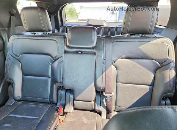 1FM5K8F86GGA53133 2016 FORD EXPLORER Silver Rear seats view