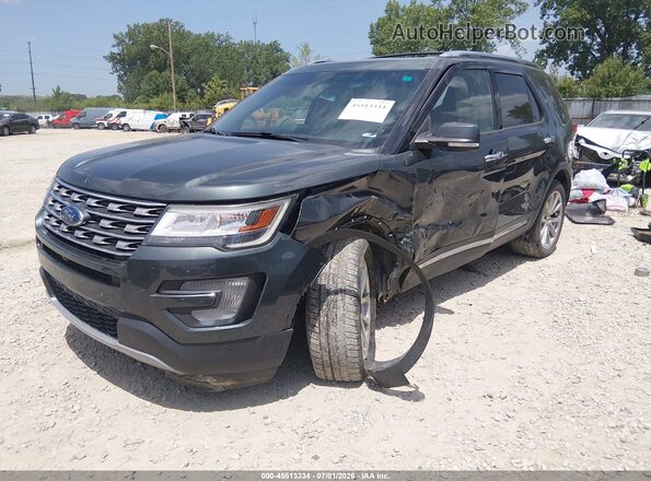 1FM5K8F86GGC06481 2016 FORD EXPLORER Green წინა ხედი