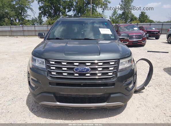 1FM5K8F86GGC06481 2016 FORD EXPLORER Green წინა პანელის ხედი