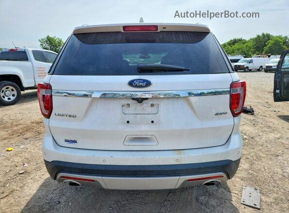 1FM5K8F86HGA08565 2017 FORD EXPLORER White Հետևի տեսք