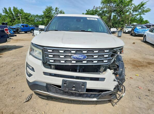 1FM5K8F86HGA08565 2017 FORD EXPLORER White Դիմացի տեսք