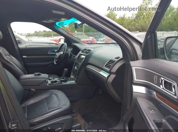 1FM5K8F86HGC38266 2017 FORD EXPLORER Gray Vista interior delantera