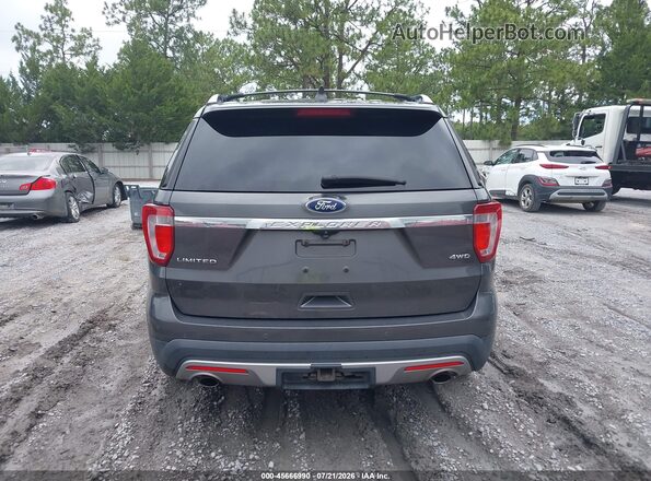 1FM5K8F86HGC38266 2017 FORD EXPLORER Gray 