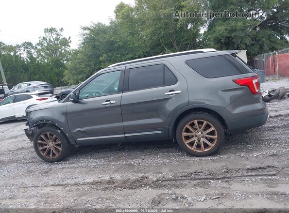 1FM5K8F86HGC38266 2017 FORD EXPLORER Gray 