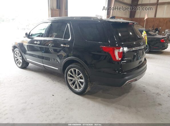 1FM5K8F86HGC92120 2017 FORD EXPLORER Black Задня ліва чверть