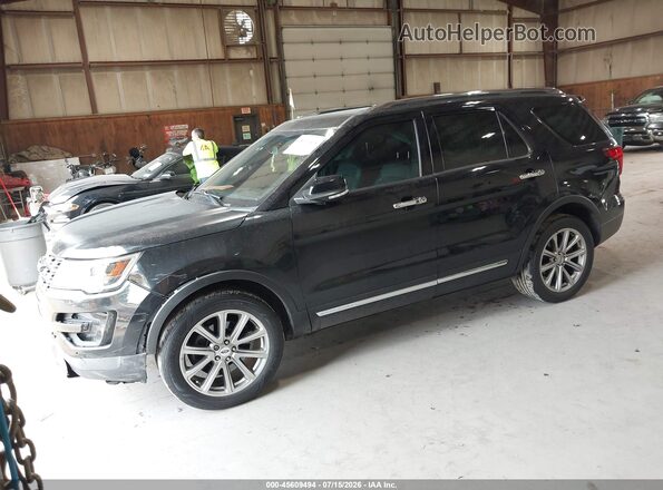 1FM5K8F86HGC92120 2017 FORD EXPLORER Black Передня ліва чверть