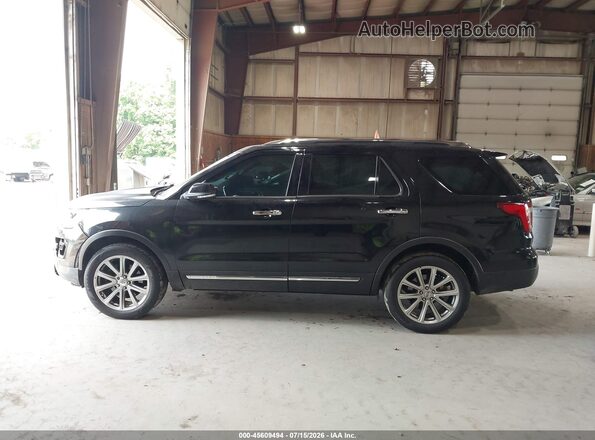 1FM5K8F86HGC92120 2017 FORD EXPLORER Black Панорамний вид салону 360°