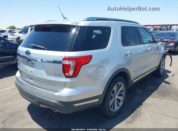 1FM5K8F86JGA89251 2018 FORD EXPLORER Silver Հետևի աջ