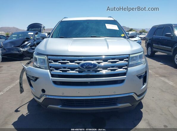 1FM5K8F86JGA89251 2018 FORD EXPLORER Silver Սարքավորումների վահանակի տեսք