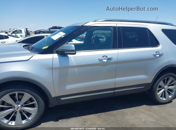 1FM5K8F86JGA89251 2018 FORD EXPLORER Silver Սալոնի 360 աստիճան տեսք