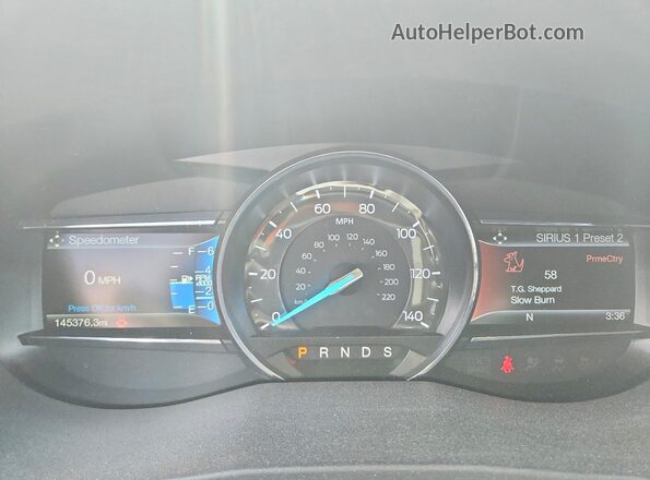 1FM5K8F87HGC69512 2017 FORD EXPLORER White Вид щитка приладів