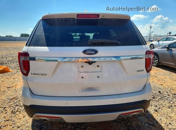 1FM5K8F87HGC69512 2017 FORD EXPLORER White Вид ззаду