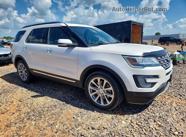 1FM5K8F87HGC69512 2017 FORD EXPLORER White Передня права чверть