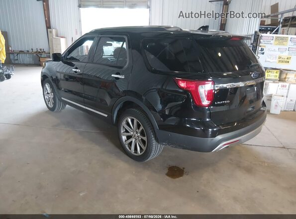 1FM5K8F87HGD15002 2017 FORD EXPLORER Black უკანა მარცხენა