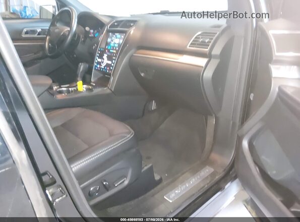 1FM5K8F87HGD15002 2017 FORD EXPLORER Black წინა სალონის ხედი