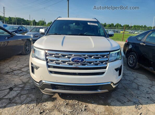 1FM5K8F87JGC13169 2018 FORD EXPLORER White Вид спереду