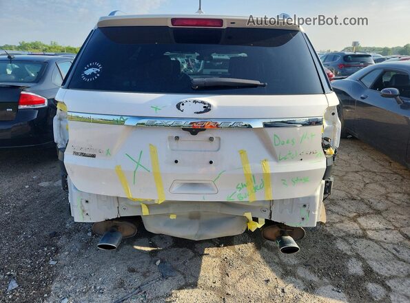 1FM5K8F87JGC13169 2018 FORD EXPLORER White Вид ззаду