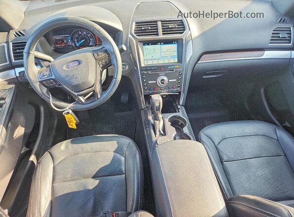 1FM5K8F87JGC13169 2018 FORD EXPLORER White Вид панелі приладів
