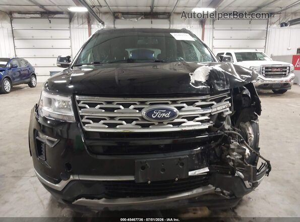 1FM5K8F87JGC16461 2018 FORD EXPLORER Black Rear interior view