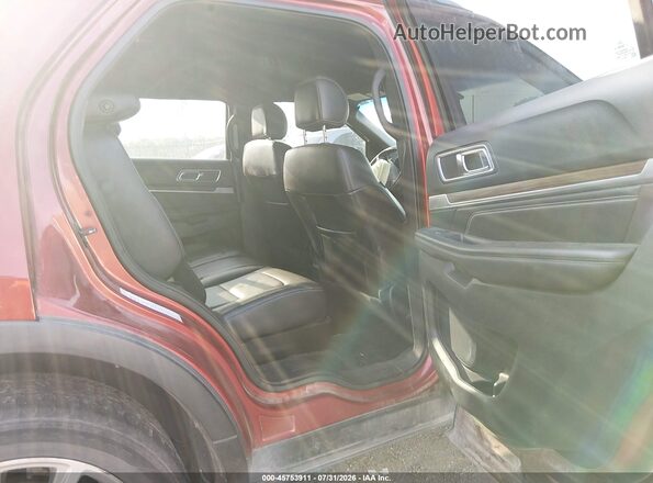 1FM5K8F88GGA37841 2016 FORD EXPLORER Красный Вид наклейки с VIN-кодом